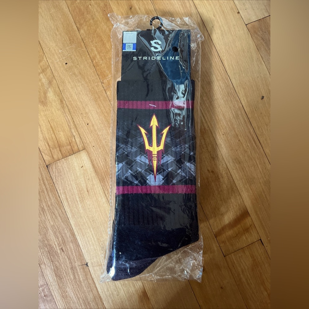 Strideline Arizona State Black Devil SOCKS - BRAND NEW